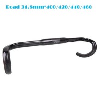 Carbonfan Full Carbon Road Handlebar 31.8*400/420/440/460mm Compact Road Handlebar Bicycle Handlebar