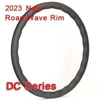 Carbonfan T700 / T800 Width 28mm Only 24holes  Asymmetric Clincher Road Wave Rim DC Series