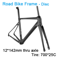 Carbonfan ATUM 12*142mm Disc Road Bike Carbon Frameset