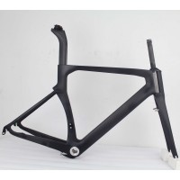 2022 Carbon Road Frame 52cm BSA Carbon bike frame with Brake TRP Chinese Carbon Bicycle Frameset