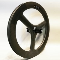Carbonfan 3-Spoke 18" Depth:45mm Width:25mm Carbon road wheels Clincher Track wheels Tubeless Ready