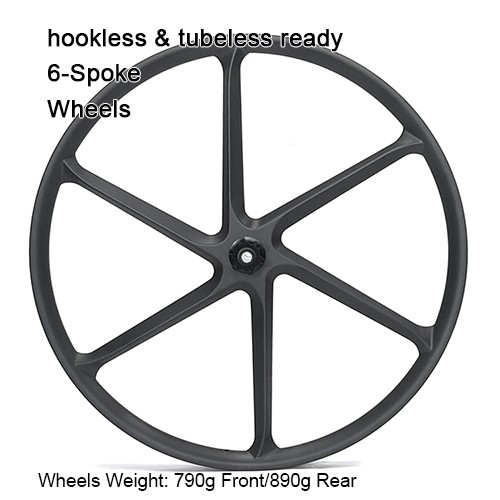 Carbonfan Super Six 29er 6 Spoke MTB Carbon Wheels