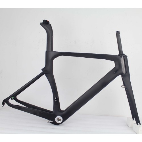 2022 Carbon Road Frame 52cm BSA Carbon bike frame with Brake TRP Chinese Carbon Bicycle Frameset