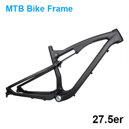 Mountain Bike Carbon Fiber Full Suspension ATEL Frame 27.5er MTB Bike Frame With 12*142 or 9*135 Rear Hanger